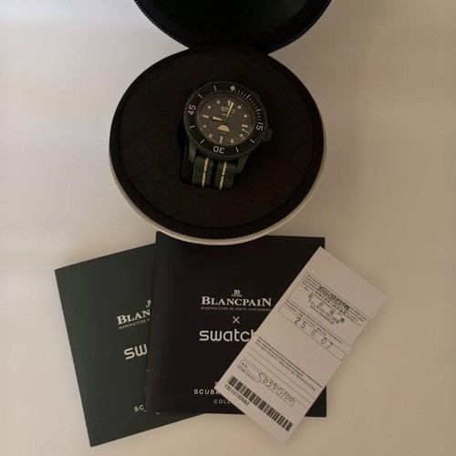 Blancpain swatch green - swatch, abyss