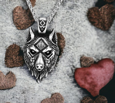 Pendentif collier tête - tête, de