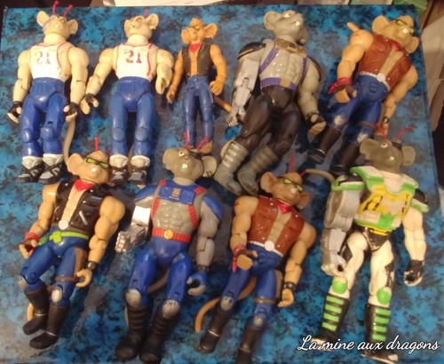Lot figurines biker mice les - lot,