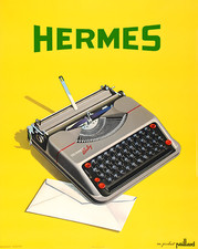 Affiche Hermes Baby Typewriter