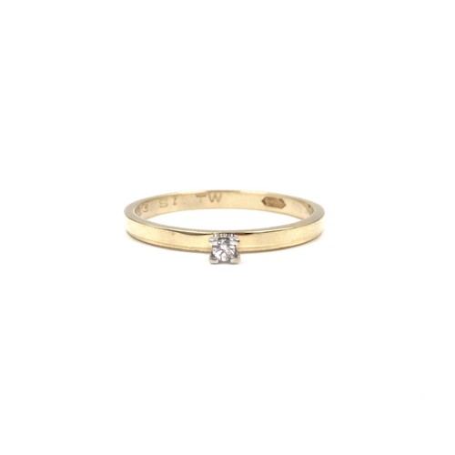 Bague jaune 14 carats - en, or