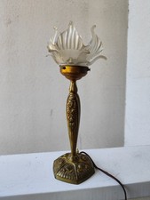 Lampe bronze art nouveau - bronze,