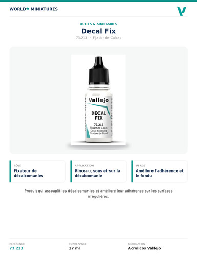 Vallejo 213 fixateur - 73.213, de