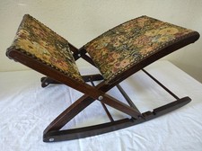 Ancien Repose Pieds en bois