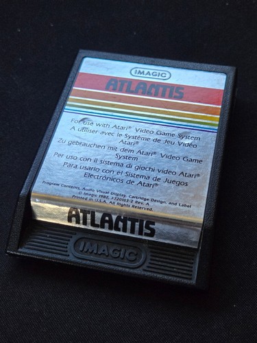 Atlantis imagic atari 2600 - imagic,