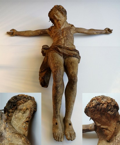 Xvi important christ bois - important,