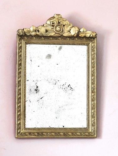 Petit miroir ancien avec