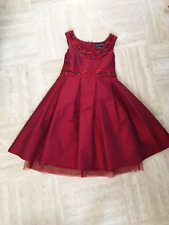 Robe fille 6-7 ans princesse en parfait état, rouge bordeaux, magnifique