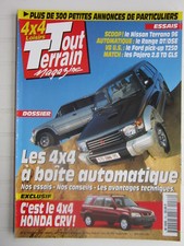 TOUT TERRAIN N° 76 /dossier :4X4  boite automatique/HONDA CRV /FORD T-250/PAJERO