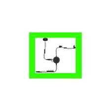 Professionel Ohrknochenmikrofon Avec Ptt Pour Radio Motorola GP344 GP388