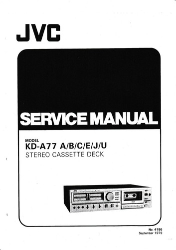 Manuel service pour jvc - de,