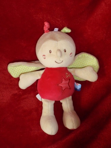 Doudou sucre orge coccinelle - doudou, d'orge