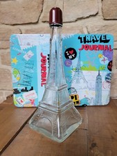 Bouteille Tour Eiffel Verre Souvenir de Paris Flacon Ancien Vintage BAKÉLITE 