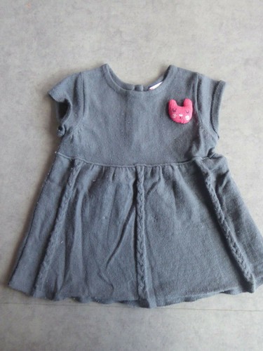 Robe manches courtes tricot - robe,
