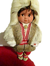 Poupée doll ethnique traditionnelle traditionnel esquimau eskimo Alaska inuite