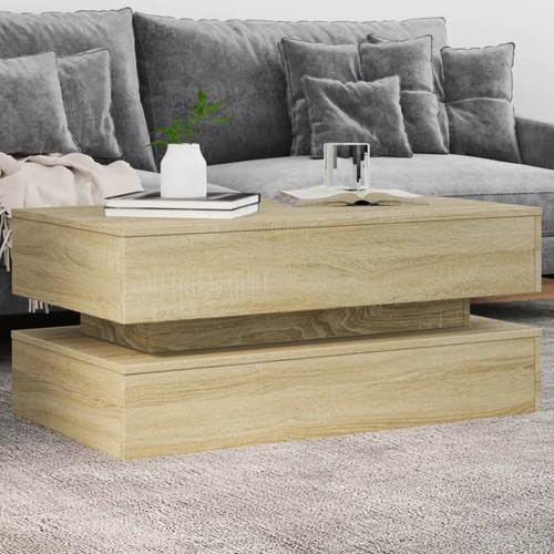 Table basse avec lumières led - table,