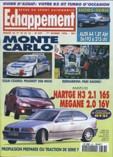 ECHAPPEMENT n°337 02/1996 HARTGE H3 2.1 MEGANE 2.0 16V 306 MAXI AUDI A4 1.8 ABT