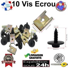 10 Vis + 10 écrous Fixation