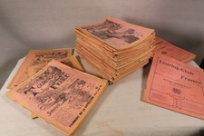 ANCIENNE SUITE DE 74 REVUES DU TOURING CLUB DE FRANCE 1900 - 1910 VELO VOITURES