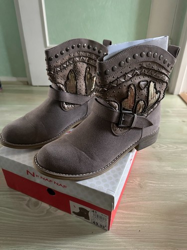Bottes bottines femme marron - bottes,