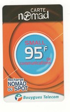 CARTE NOMADE SMALL 95 F - BOUYGUES TÉLÉCOM  - BON ÉTAT - Télécarte - Téléphone