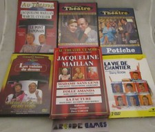 LOT 8 DVD PIECES DE THEATRE FOLLE AMANDA LA FACTURE MADAME SANS GENE POTICHE