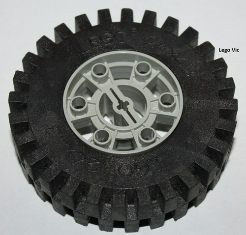 Lego 3739c01 wheel 24x43 - lego,