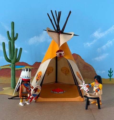 Playmobil diorama indiens - playmobil,
