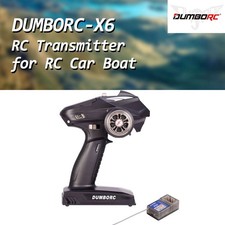 DUMBORC-X6 6CH 2.4G RC Radio Controller Transmitter+P6F Receiver for RC Car Boat