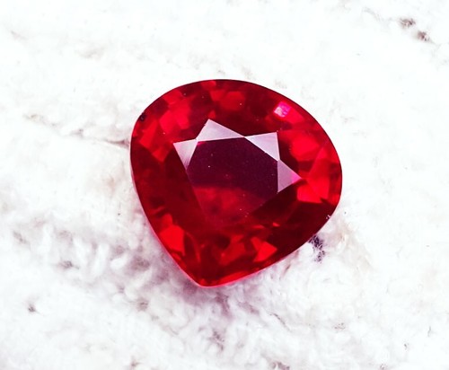 Naturel rubis rouge coeur - rubis,
