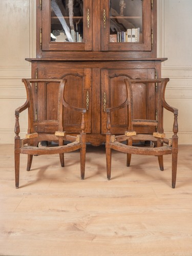 Paire fauteuils directoire - de,