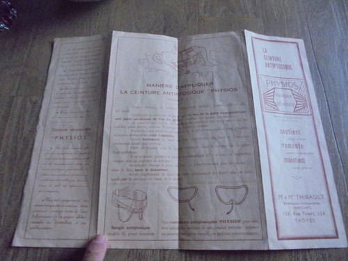 Feuillet ancien corset - feuillet,