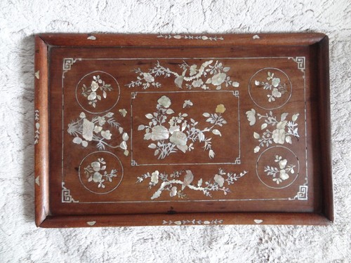 Ancien plateau tonkin avec - ancien,