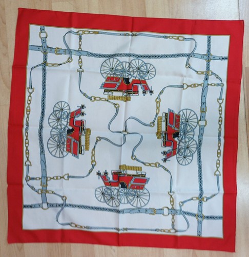 Foulard polyester rouge - polyester,