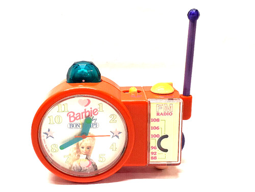 Ancien radio réveil mattel - radio,