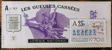Billet de loterie nationale