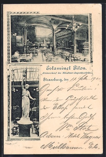 Cpa strasbourg estaminet - cpa, strasbourg,
