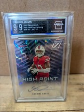 Gabriel Davis 2022 Panini Zenith High Point Sig. Lightning 05/10