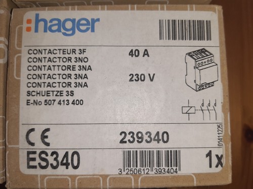 Contacteurs hager triphasé - triphasé, 40