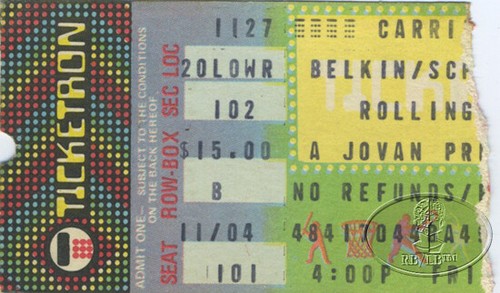 Rolling stones 1981 - stones, ticket