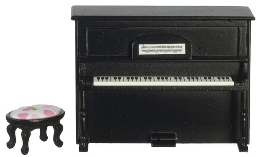 Poupées maison noir droit - poupées,