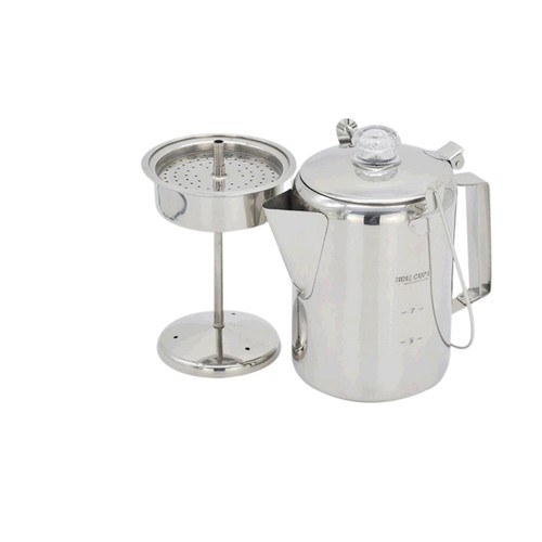 Cafetière inox acier - inox,