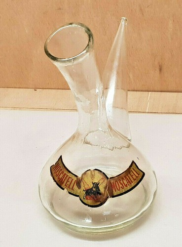 Ancien bouteille gourde verre - ancien,