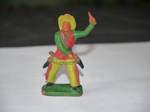 Figurine clairet cow boy fouet - figurine,