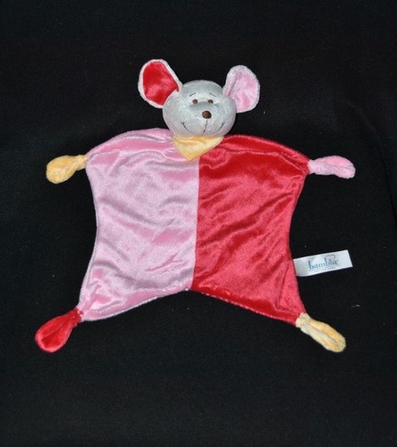 Peluche doudou souris - , plat