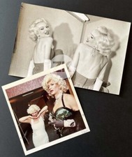 MARILYN MONROE Lookalike Transgenre SOSIE Traversti Cabaret 2 Photos 1972 & 1991