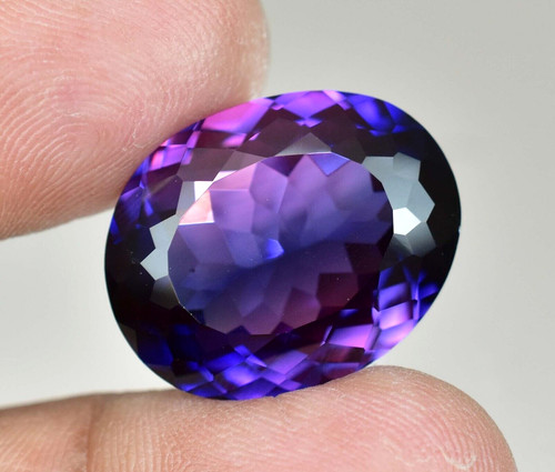 Naturel bleu violet tanzanite - bleu,