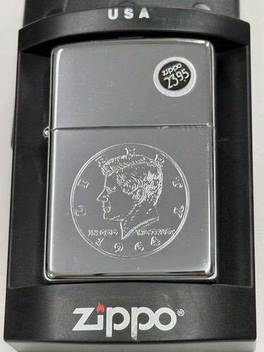 Zippo 2000 kennedy half dollar - kennedy,