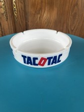 Cendrier publicitaire ancien TACOTAC Ø 18 cm.