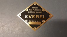 Everel Hélice Données Plaque